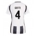 Maillot de foot Juventus Federico Gatti #4 Domicile vêtements Femmes 2024-25 Manches Courtes